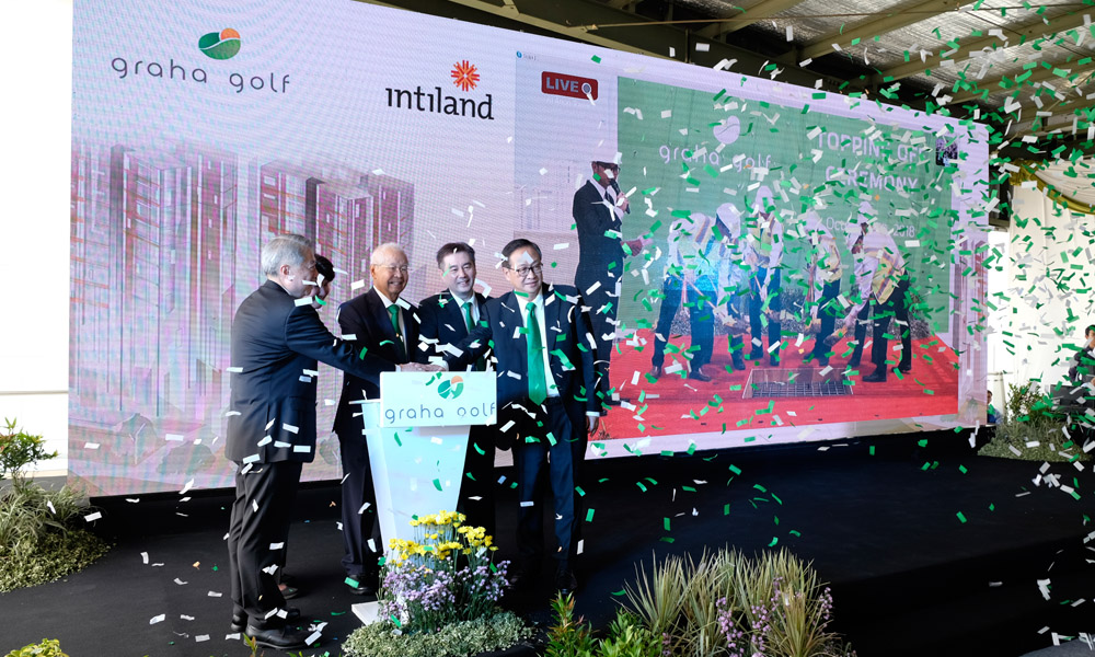Intiland Holds Topping Off Ceremony of Graha Golf Apartment