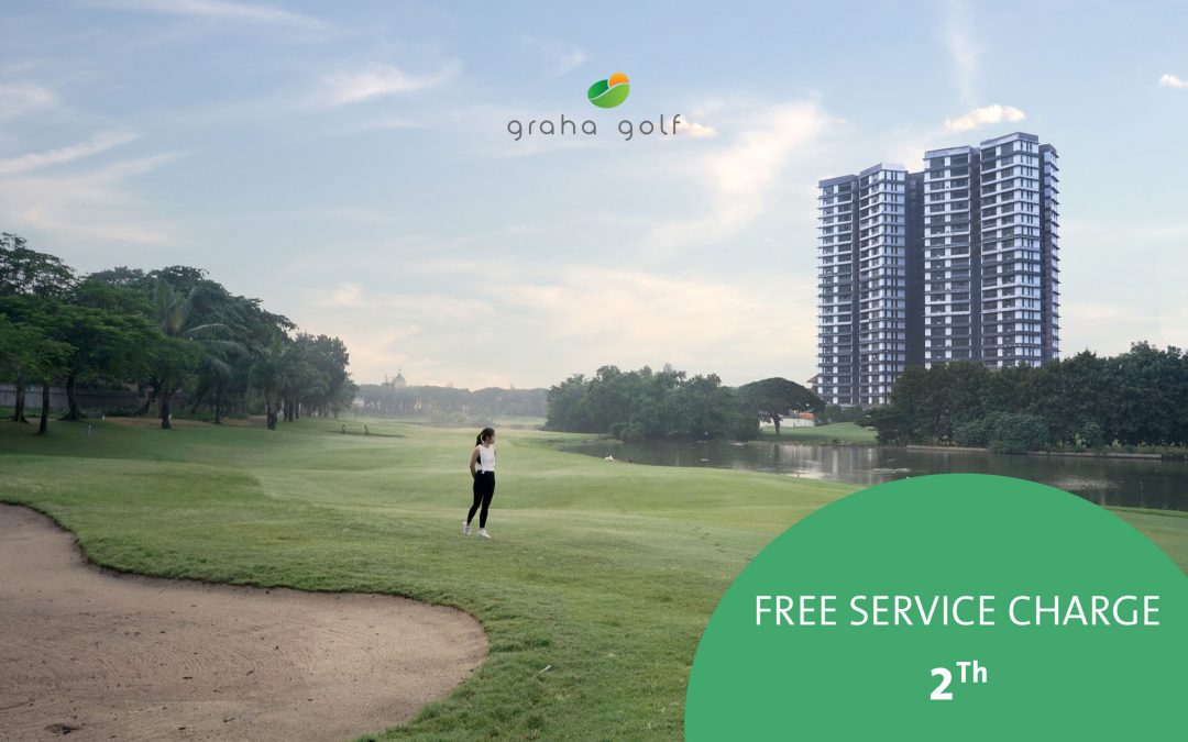 Enchanting Golf View Residence in Graha Famili Surabaya
